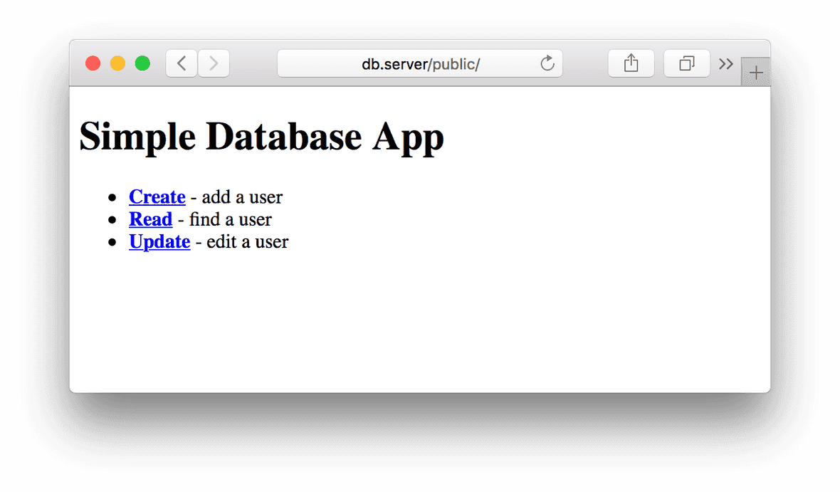 Create a Simple CRUD Database App (Part 2) | Tania's Website